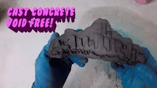 Cast perfect fine details with ZERO voids!! -- Marble Concrete. Integral Mineral Pigment. -- Ep. 57