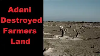 Adani Co. Plant effect on Farmer's Land