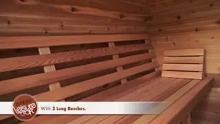Dundalk LeisureCraft Red Cedar POD Sauna 