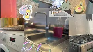 بداية جديدة في Aya Home 🌸 روتين تنظيف المطبخ من القلب.. النتيجة مبهرة!تحدي 