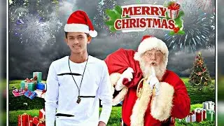 Christmas photo editing tutorial 2018, picsart editing tutorial.