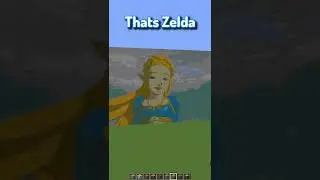Minecraft: The Legend Of Zelda Pixel Art BATTLE #shorts
