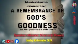 A Remembrance of God’s Goodness