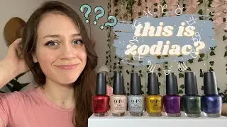 I Wanted To Love These 😪 OPI Big Zodiac Energy Collection Fall 2023 🌠 Swatches + Comparisons!