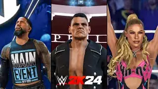 WWE 2K24 First Look At: Jey Uso, Gunther, Maxxine Dupri & More