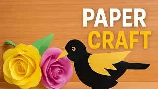 How to make the paper crow 🐦&zwj;⬛🐦&zwj;⬛