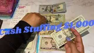 Cash Stuffing $1,000 Tax Return