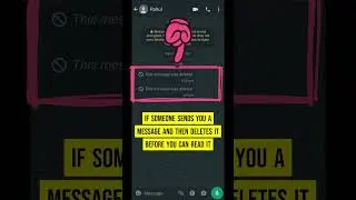 WhatsApp: How to See Messages That Were Deleted #whatsapp