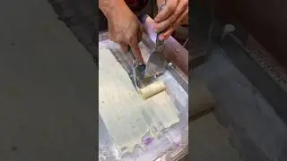 Rolled ice cream - Jonker street night market, Melaka #jonkerstreet #rolledicecream #klfoodie
