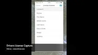 Driver's License Scanning with an iPhone