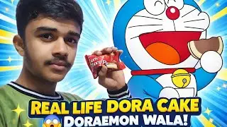 Real life Dora cake doraemon wala 😱