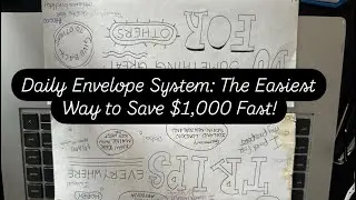 Daily Envelope System: The Easiest Way to Save $1,000 Fast!
