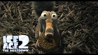Oh Oh... Poor Scrat! Going to Die!? 😱💦 | Ice Age 2 Funny Scene
