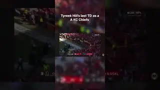 Tyreek Hill&lsquo;s first and last touchdown as a chief #chiefs #nfl ￼￼