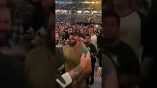 Aquaman Jason Momoa Moshin&rsquo; with Metallica fans in the snake pit during Pantera #metallica