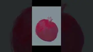 pomegranate speed painting #art #painting #digitalart #illustration