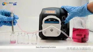 Aseptic liquid dispenser for peristaltic filling machine of volumes from 0.5 ml - 250 ml BT101S