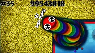 Snake Io 🐍 Rainbow 🌈 Vs Snowball  + Multi Snake Snake Epic SnakeIo Gameplay #6