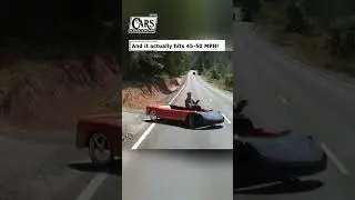 45 MPH with ZERO Gas! ⛽️ Human-Powered Car is INSANE! #shorts