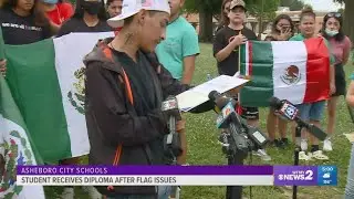 Graduating Asheboro High student receives diploma after initially being denied due to dress code vio