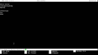 Development tools - nano