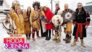 See Sandakwa group perform indigenous Huron-Wendat dance