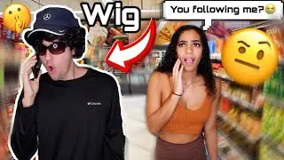 Wearing A Wig In Public To See If My GIRLFRIEND Notices Me&hellip; 😳 *She Slapped Me*