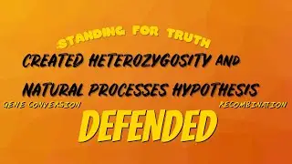 Created Heterozygosity and Natural Processes Hypothesis Defended