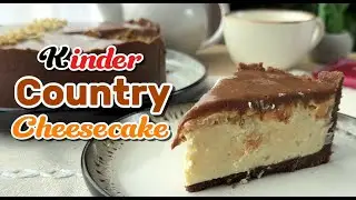 Kinder Country Inspired Cheesecake | Easy No-Bake Dessert Recipe