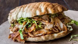 Turkish Kokorec Street Food Istanbul | Lamb Intestines Kebab Sandwich