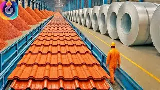 Wie werden Metalldächer mit Steinbeschichtung hergestellt.