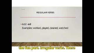 Unit 11 &ndash; Simple Past: Action Verbs | English Speaking Practice | Fluent English | @arsinnovation