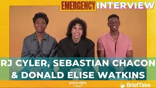 Emergency stars RJ Cyler, Donald Elise Watkins & Sebastian Chacon I Interview