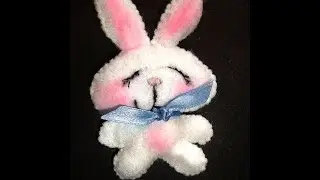DIY Sew a SLEEPY FELT BUNNY, Simple Kids crafts,  Easter bunny, felt dolls, free download pattern