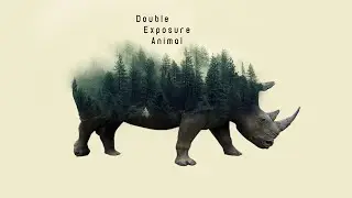Double Exposure Animal: Photoshop Manipulation Tutorial | Learn Graphic Design For FREE!