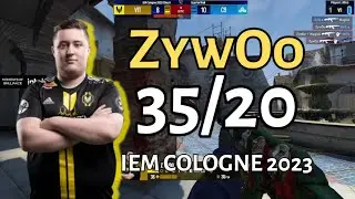 CS:GO POV ZywOo (35-20) | VITALITY vs C9 | Inferno Map 2 | IEM Cologne 2023
