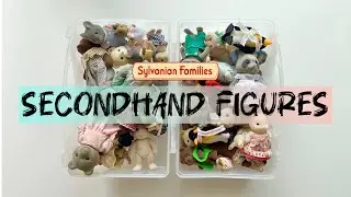 Sylvanian Families secondhand / vintage figures haul 🧸 (no music)