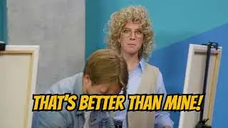 Shayne art skills shocks Courtney out of character