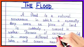 What is flood | Definition of flood | Short note on flood | Essay on flood in english
