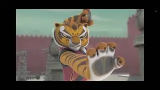 Kung fu panda legends of awesomeness : Po and Tigress vs Mistress Mugan