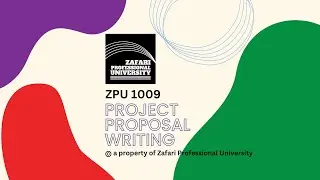 Project Proposal Writing | Zafari Institute of Project Management | Zafari Professional University