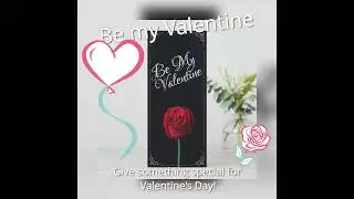 Be My Valentine   Red Rose Cards