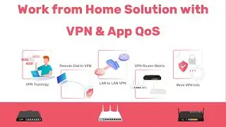 Work from Home Solution with VPN & App QoS