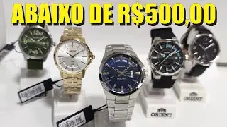 Rel&oacute;gios Orient abaixo de R$500,00 - Relojoaria JJ