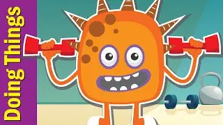 Hobby and Daily Verbs Song for Children | Fun Kids English