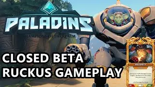 Paladins Ruckus Gameplay - Melee Ruckus Build - Paladins Gameplay Capture and Siege