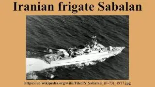 Iranian frigate Sabalan