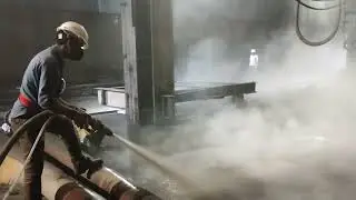 Pneumatic Guniting Machine Working Video Made by S S Engineering Works 