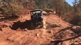 2021 can am maverick trail off road review Sedona Arizona 🏜 going up the mountain .chicken point .