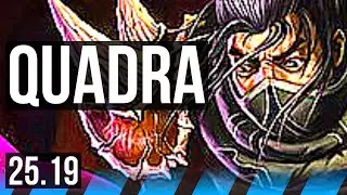 KASSADIN vs SYNDRA (MID) | Quadra, Legendary, 18/3/2 | KR Master | 25.19